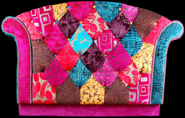 Patchwork headboard &ndash; Excitement